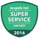 Angie's List 2016 Super Service Award Badge