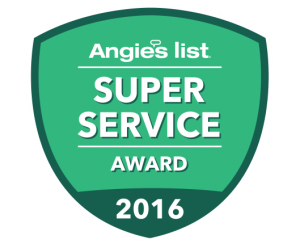 Angie's List 2016 Super Service Award Badge