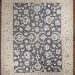 A Classic Persian Mahal design on a soft grey back ground with an ivory banded border. 8286 Companion piece to 8285 in a different size.